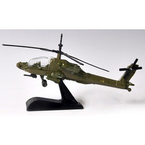 모터맥스 1 : 100 보잉 AH-64 아파치 롱보우 헬리콥터 다이캐스트 77019, 모터맥스1:100보잉AH-64아파치롱, 그린, 1개