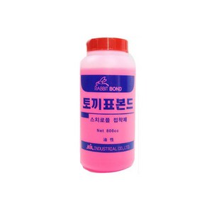 토끼표본드/우드락본드/스티로폼본드/800cc스치로플 목재 목공 섬유 우드, 낱개 1개, 1개