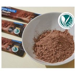 씨투엠 물염색약 코코아 COCOA 컬러 파우더 비건 (6포입)(12포입)60g, 6개, 흑색