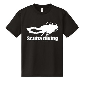 Scuba Diving 티셔츠 스트릿 메쉬 드라이 티셔츠 쿨론 반팔 여름 메쉬 라운드 티셔츠