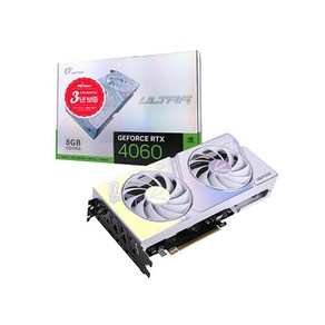 COLORFUL iGame 지포스 RTX 4060 ULTRA DUO OC D6 8GB White 피씨디렉트