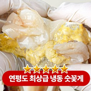 십이밥상 연평도 급냉 살이꽉찬 국내산 냉동 숫 꽃게, 1개, 1KG (3~6미)