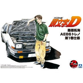 [AOSHIMA] 아오시마 이니셜D No.05 Fujiwaa Takumi AE86 Tueno Vol.1 후지와라 타쿠미 토레노 제1권사양 1/24 [05960]