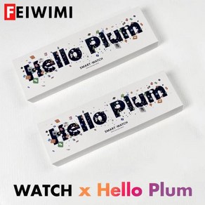 Hello Watch Hello PLUM 남녀공용 블루투스 통화 나침반 NFC 1:1 스포츠 시계 46mm Amoled 스마트 워치 1GB, 없음, 없음, 2) Black - HELLO PLUM