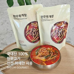 대치고메 한우 육개장, 5개, 500g