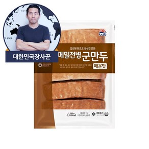 사조오양 메밀전병 군만두 매운맛 1.2kg, 5개