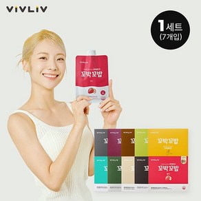 비브리브 꼬박꼬밥 식사대용 단백질 쉐이크 40g x 7개입 1박스, 민트초코