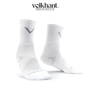 볼칸트 팀 하프 삭스 VKS-HWHGR-007, WHITE (FREE Size), 1개