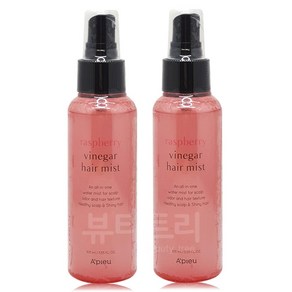 어퓨 라즈베리 식초 헤어 미스트 105ml+105ml 약산성, 2개, 105ml