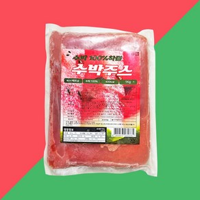 지케이푸드 수박주스 1kg(드라이) 과일주스 수박 땡모반, 1개, 1kg