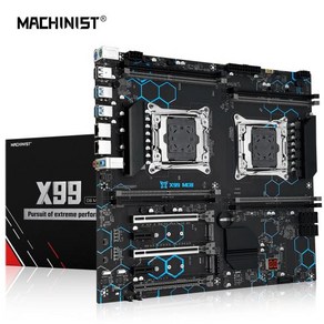 MACHINIST X99 듀얼 CPU 마더보드 LGA 2011-3 지지대 제온 프로세서 SSD NVME M.2 슬롯 8 DDR4 RAM 최대 25, 1) 마더 보드