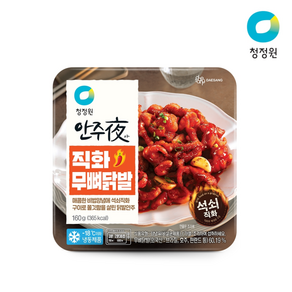 청정원 안주야 직화무뼈닭발 160g, 1개