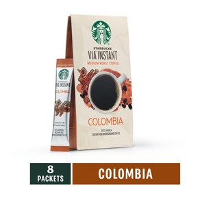 Stabucks VIA Instant Colombia 스타벅스 비아 인스턴트 콜롬비아 로스트 커피 8개입 3.3g 3팩, 3개