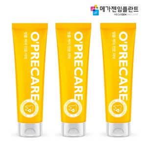 오프리케어 무불소 저자극 천연유래성분 순한 데일리 충치예방 구취제거 치약, 100g, 3개