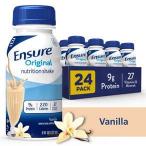 Ensure 엔슈어 오리지널 뉴트리션 쉐이크 바닐라맛 237ml 24팩