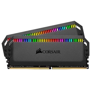 Cosai 도미네이터 플래티넘 RGB 메모리 16GB2x8GB DDR4 3200PC4-25600 C16 1.35V AMD 시스템에 최적화 459615, 2개