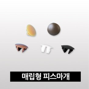 피스마개 매립형 12mm 흑색 (포장단위: 1000개) 홀캡, 1개