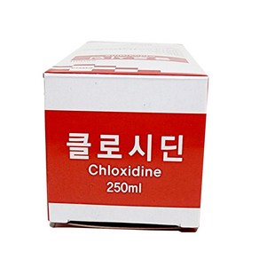 강아지 소독 걱정 NO 클로시딘 250ml(+100ml 투약병)고양이 턱드름 소독제 링웜 알파헥시딘, 3개, 250ml