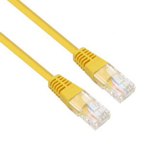CAT.5E UTP 랜선 옐로우 2m NMC-U502Y, 1개