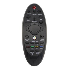 원격 제어 리모컨 리모콘 삼성 호환 스마트 TV Bn59-01182B Bn59-01182G LED Ue48H8000 적외선, 01 Black