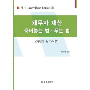 채무자 재산 묶어놓는 법 푸는 법:가압류&가처분, 법률출판사, 장인태