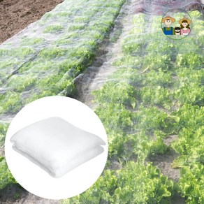 시골부부 해충방지망 배추 열무 2m X 20m 한랭사 단품 해충방지 텃밭 주말농장 한냉사 작물보호 방충망, 1개
