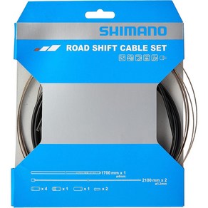 일본직발송 9. 시마노(SHIMANO) 시마노 시프트 케이블 세트 로드용 SUS 블랙 Y60098022 B00510WI72