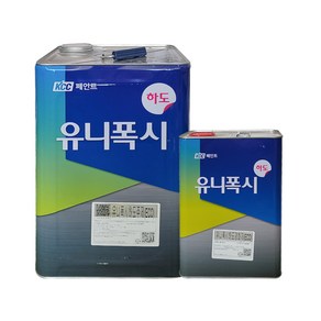 KCC 페인트 유니폭시 하도(ECO) : 에폭시 바닥재 하도 투명 14L 3.5L