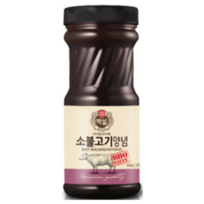 소 불고기 양념 840G 씨제이, 1개