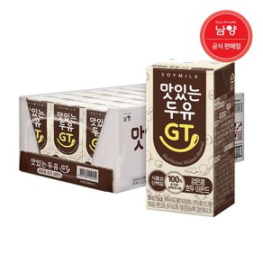 남양유업 맛있는두유GT 검은콩 호두와아몬드 190ml 24팩