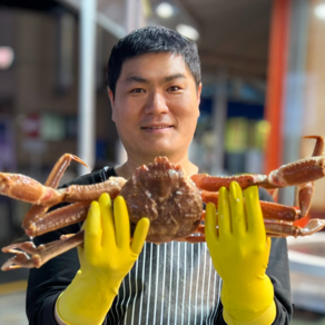 동해항 직배송 A급 러시아 대게 100% 품질보증 100% 조치 당일발송 설 연휴 일부 지역 버스 탁송 배송 가능, 1박스, A급 박달대게 자숙 2kg