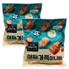 고래사 야채가득 미니바, 450g, 2개