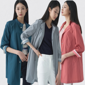 [지센창원][SS] 여성 스판 셔츠형 코트 3색 LCCAO332