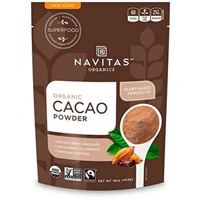 Navitas Organics 카카오 분말 454g 가루 파우더 코코아