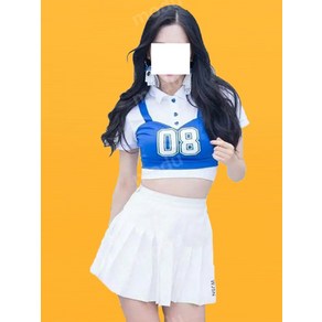 치어리딩복 응원단장 치어 리더 학생 스포츠 의류 한국 여성 유니폼 XS