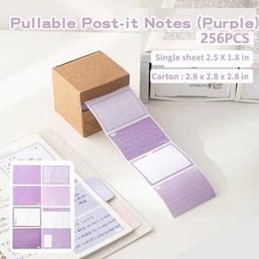 학생용 256 풀아웃 편의 스티커 잘못된 질문 메모와 함께 사용 필수 사무실, 03 Puple 256 stickes