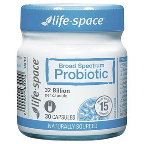 라이프스페이스 브로드 스펙트럼 프로바이오틱 30정 Life Space Boad Spectum Pobiotic 30 Capsules배송품질보증, 1개