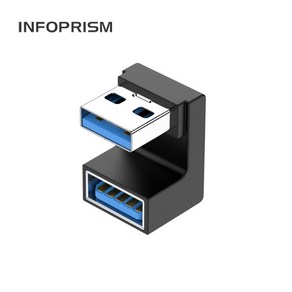 INFOPRISM / USB 3.1 C타입 A타입 각도 변환 젠더 90도 180도 L형 U형 ㄱ형 IA-922, Model C : A타입-A타입(U형), 1개