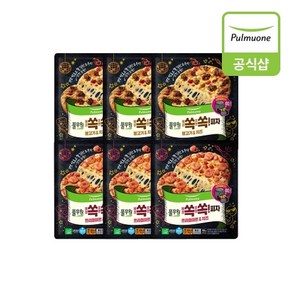 [풀무원] 쏙쏙피자 불고기치즈3개+트리플미트치즈3개 (170g 6개), 1개