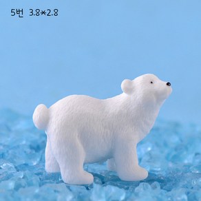 미스토토 곰 장식미니어쳐 테라리움 북극곰 10종