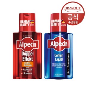 알페신 더블이펙트 카페인 샴푸 200ml+리퀴드200ml