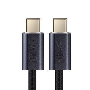 USB3.1 C to C타입 PD 140W 10Gbps 고속 충전케이블 1m IH521, IH521 블랙, 1개