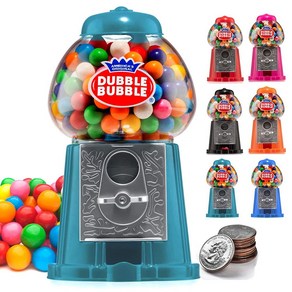 Dubble Bubble Gumball Machine Light Blue 더블버블 검볼 머신 라이트 블루 560g, 1개