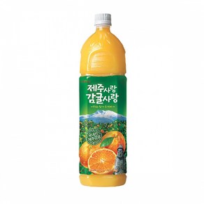 제주사랑감귤사랑 음료, 1.5L, 12개