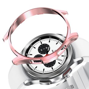 삼성 갤럭시 워치4 보호 케이스 40mm 44mm 42mm 46mm, pink, 1개