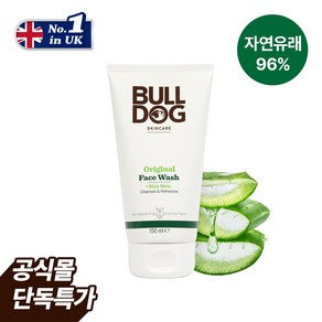 [불독] 오리지널 페이스워시 (저자극 알로에 남자 클렌징폼), 150ml, 1개