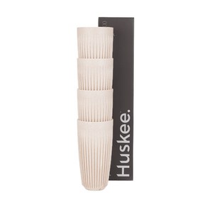 [Huskee] 허스키컵 16온스 (480ml) 4개 (1박스), 내추럴