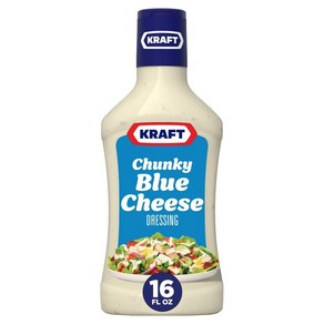 Kraft Chunky Blue Cheese Dressing (16 fl oz Bottle) Kraft 청키 블루 치즈 드레싱(16fl oz 병)