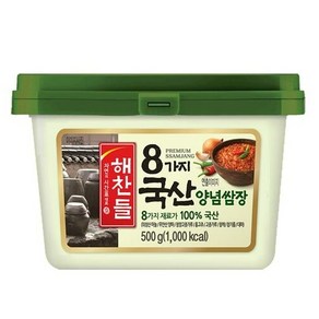 해찬들 8가지 국산양념 쌈장 500g, 8개