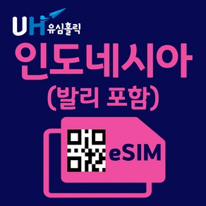 유심홀릭 인도네시아 텔콤셀 이심 eSIM 데이터 무제한 FM e심, 매일 2GB, 10일, 1개